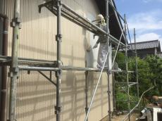 木村様邸中塗り中.JPG