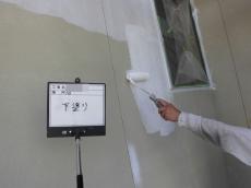 1.上田様外壁　下塗り中01.JPG